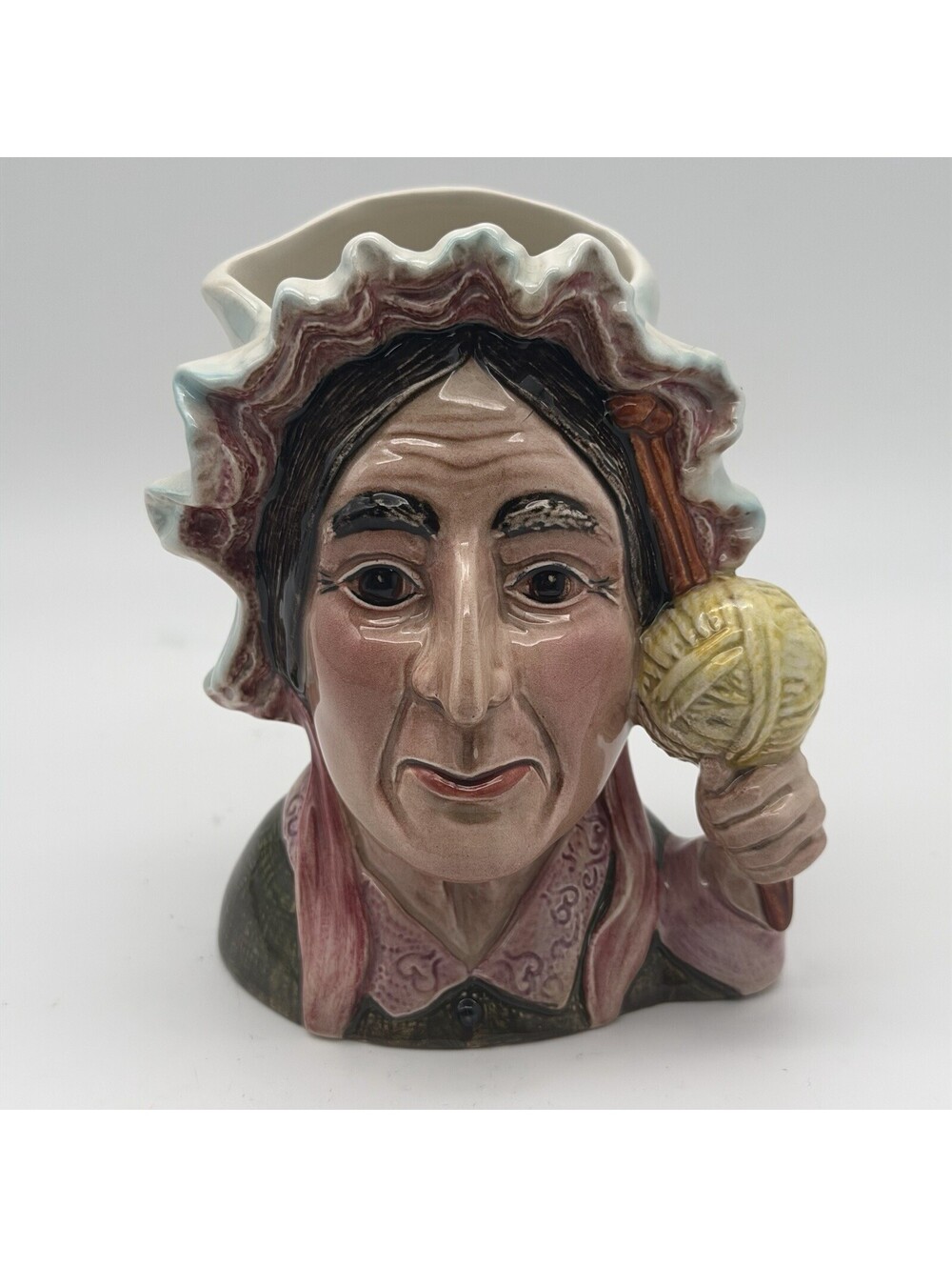 Vintage Beswick Betsy Trotwood 2075 Character Toby Jug Dickens England 5”